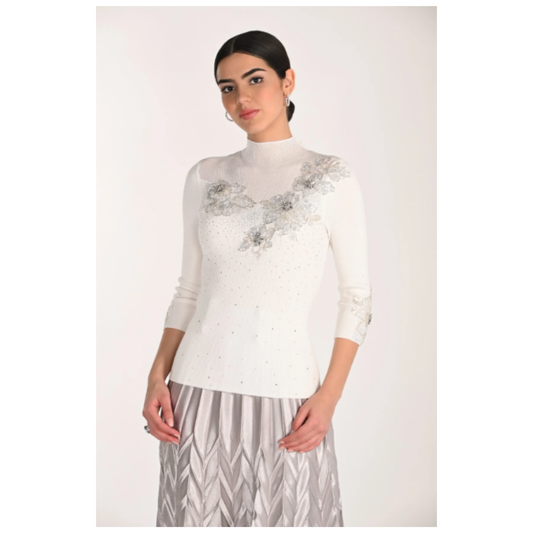 Frank Lyman - Icicles Knit Sweater