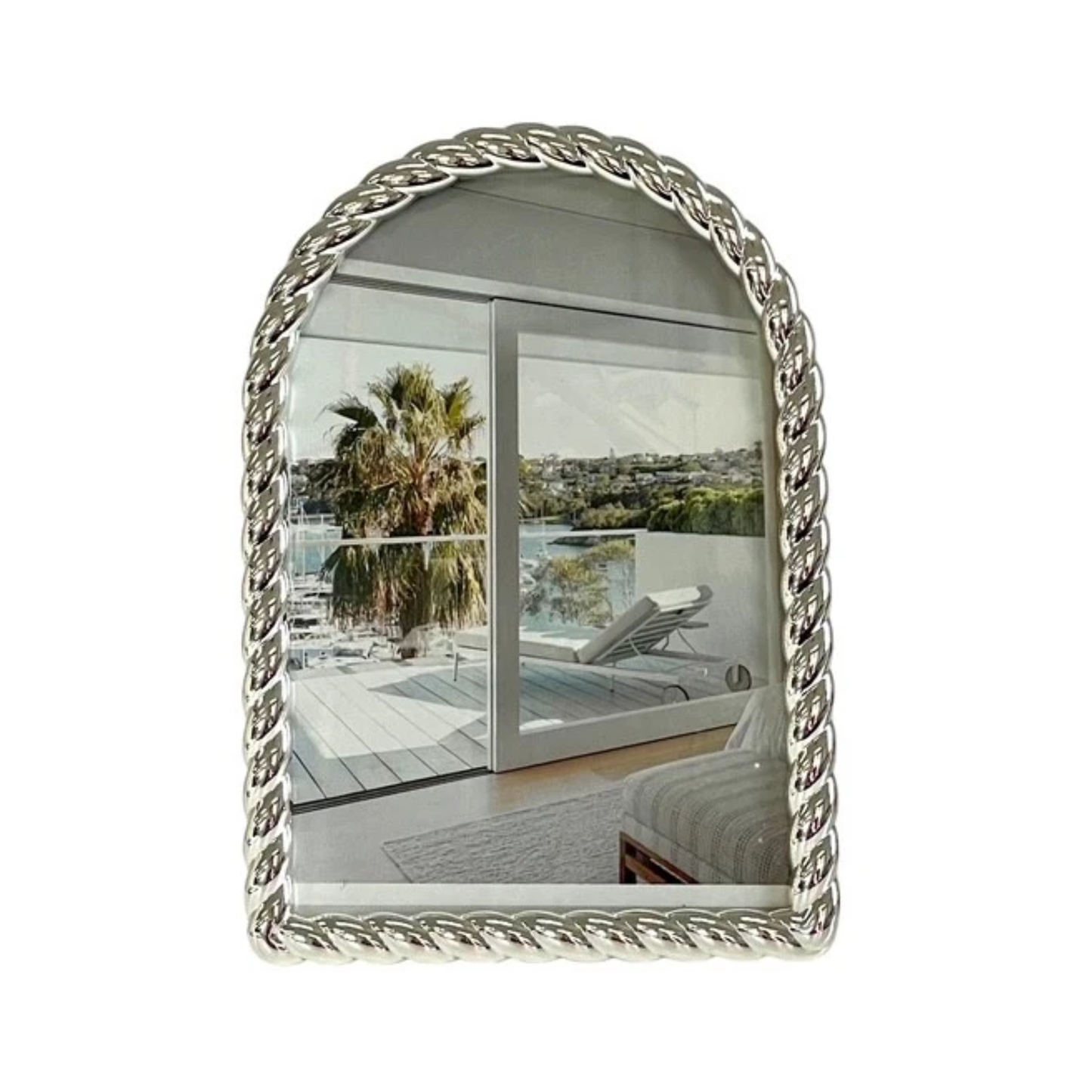 Giftware - Arch Twist Photo Frame | Silver