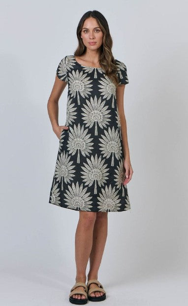 Naturals O&J - Aldgate Dress | Date Palm | GA237