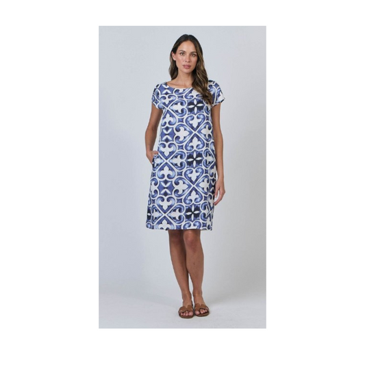 Naturals O&J - Lambeth Dress | Corfu| GA237