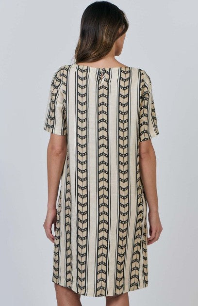 Naturals O&J - Gullford Dress | Chevron | GA486