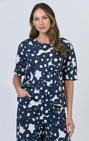 Naturals O&J - Hackney Top | Ink Barnacles | GA623
