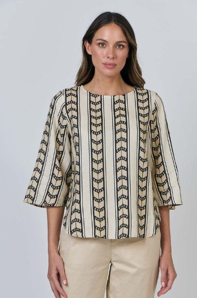 Naturals O&J - Horley Shirt | Chevron | GA636