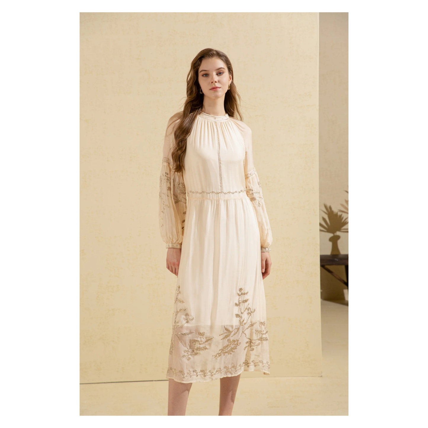 GDS - Oliviane Embroidered Long Dress