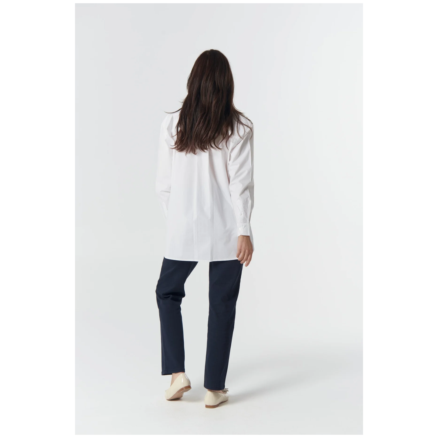 Goondiwindi Cotton - Barkly Oversized Basic Shirt | White Sale No Return