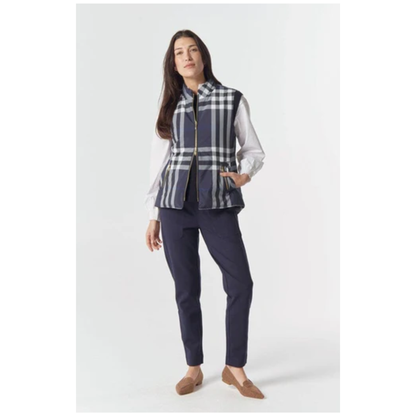 Goondiwindi Cotton - Rider Vest | Navy Check