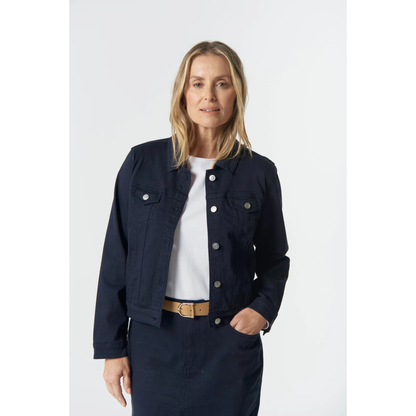 Goondiwindi Cotton - Ray Denim Jacket | Dark Navy
