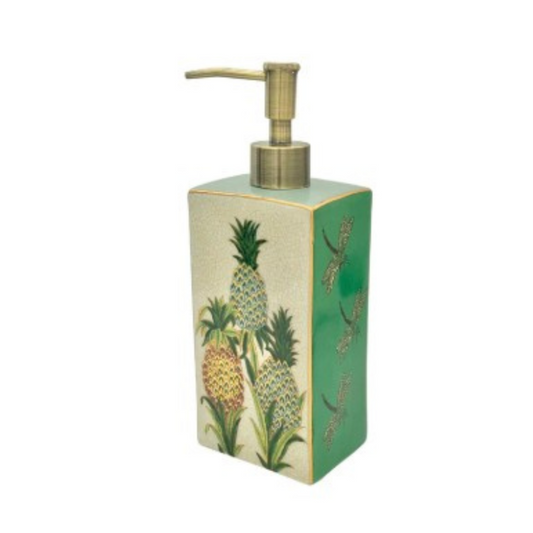 Giftware - Museo Soap Dispenser | Pineapples (PICK-UP INSTORE ONLY)