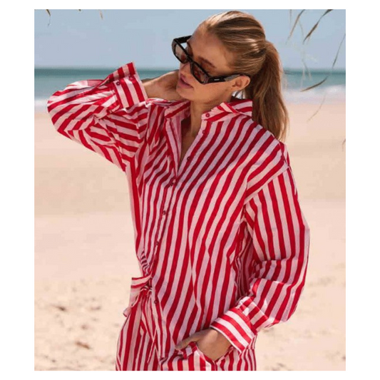 Holiday - Adrift Shirt | Red Stripe