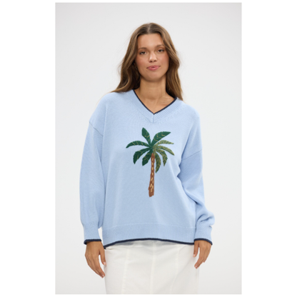 Holiday - Fiji Knit Sweater | Sky Blue