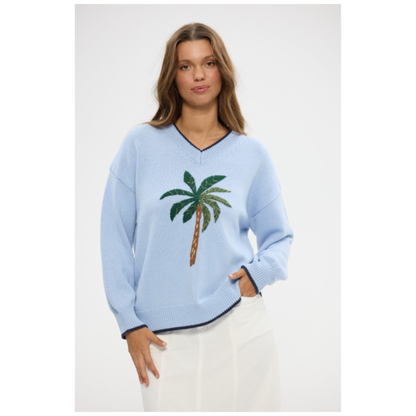Holiday - Fiji Knit Sweater | Sky Blue