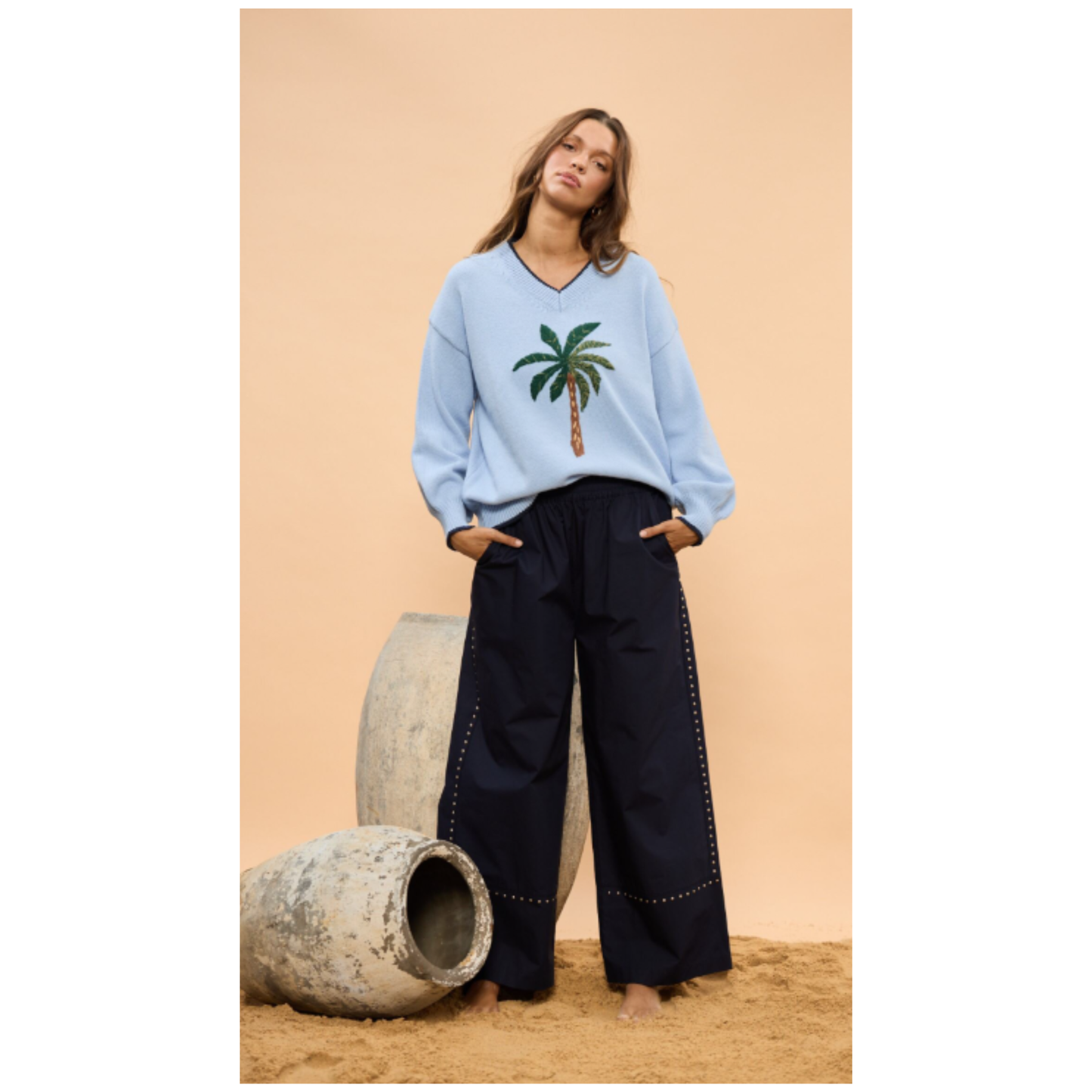 Holiday - Fiji Knit Sweater | Sky Blue