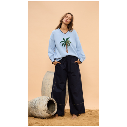 Holiday - Fiji Knit Sweater | Sky Blue
