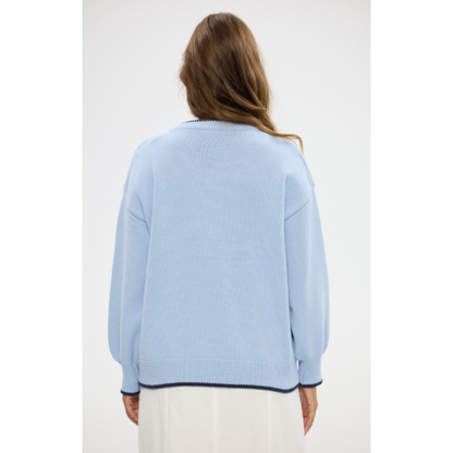 Holiday - Fiji Knit Sweater | Sky Blue