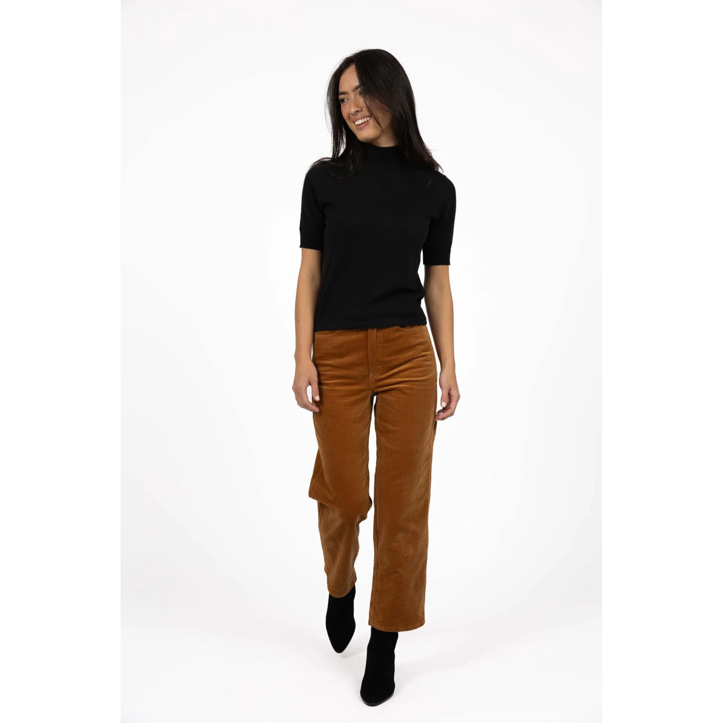 Va Va Velour Pant | Camel