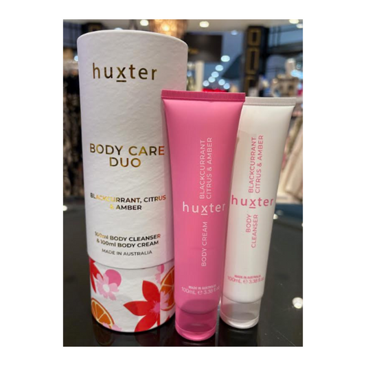 Huxter - Body Care Duo | Blackcurrant, Citrus & Amber
