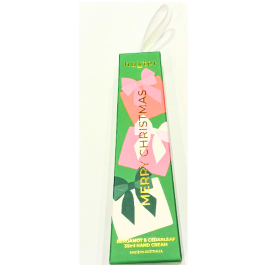 Huxter - Hanging Bon Bon Hand Cream | Blackcurrant, Citrus Amber | 35ml (Pink/Green)