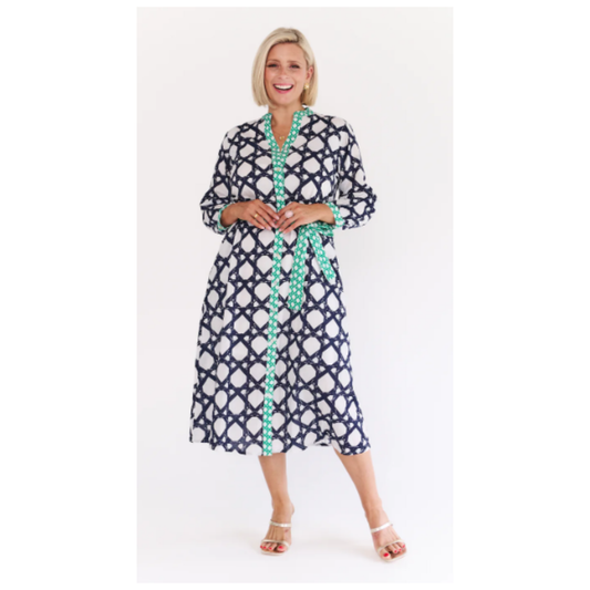 Elyse Dress | Blue