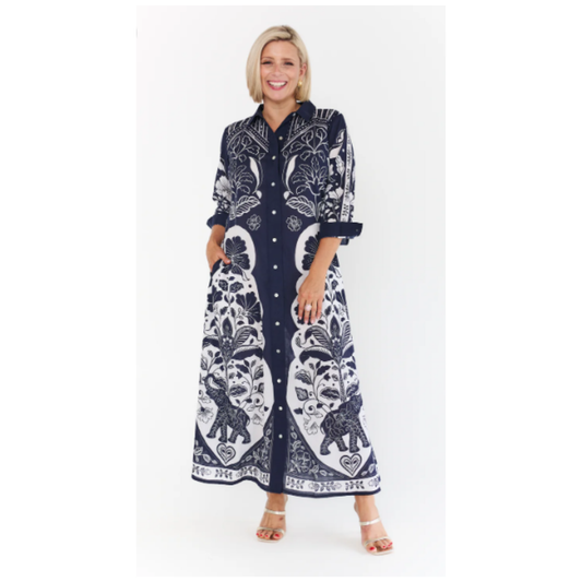 Lotus Dress | Blue