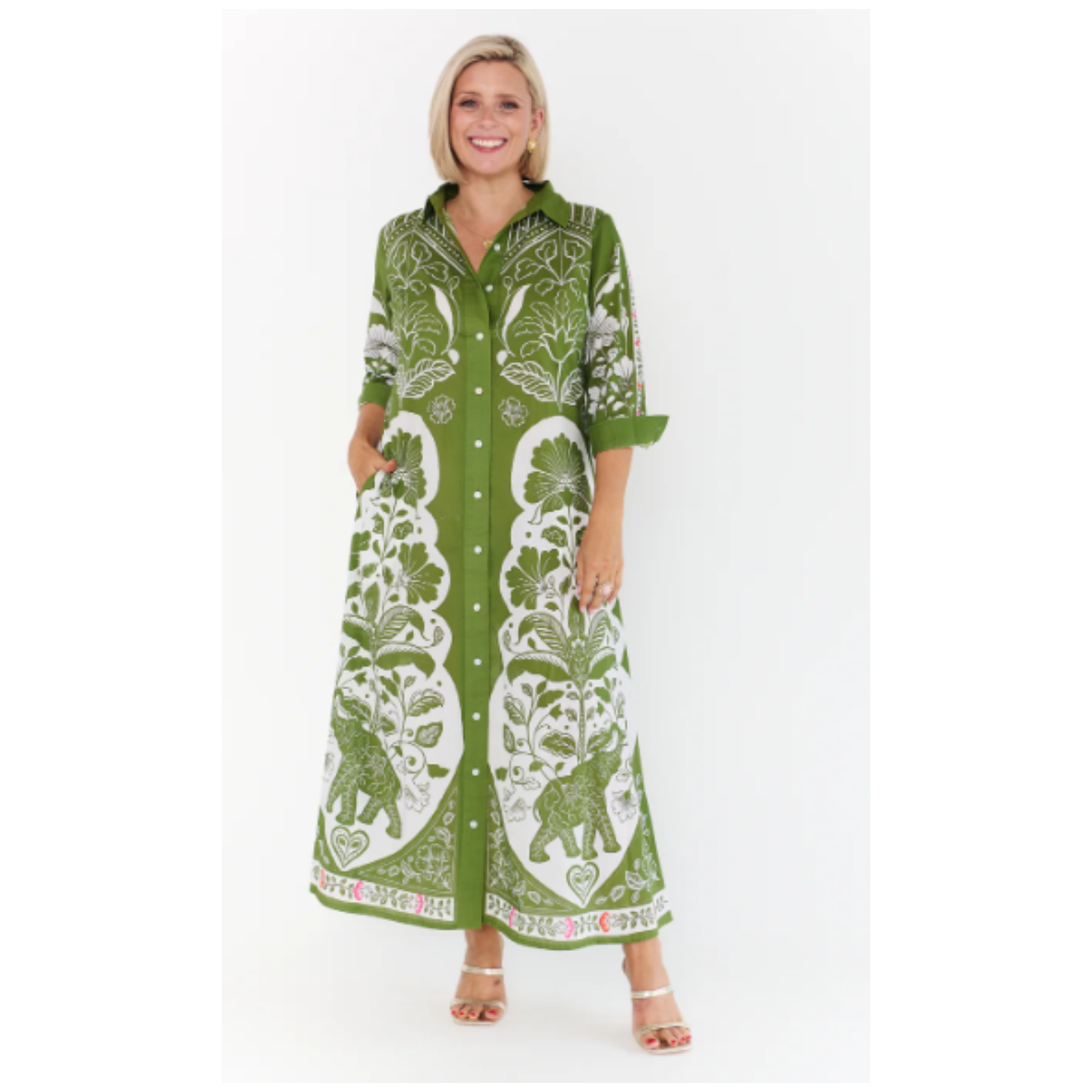 Lotus Dress | Olive
