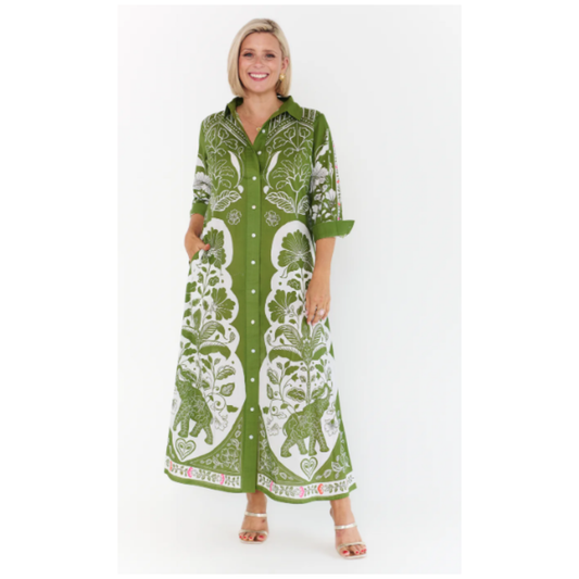Lotus Dress | Olive