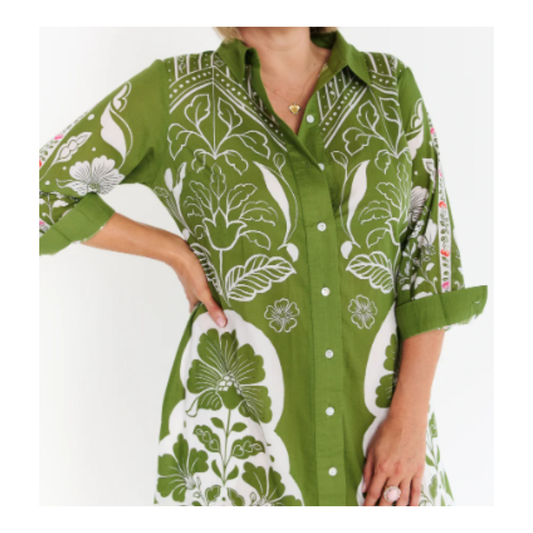 Lotus Dress | Olive