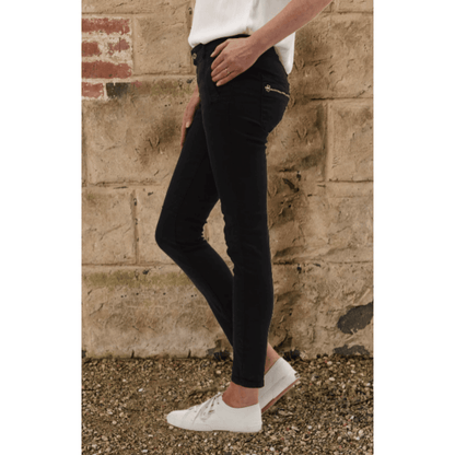 Italian Star - 4 Button Jean | Black