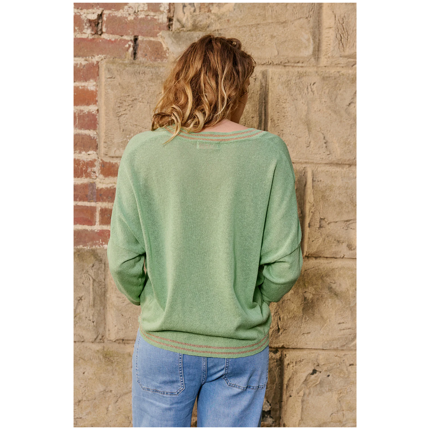 Italian Star - Lurex College Knit | Menta