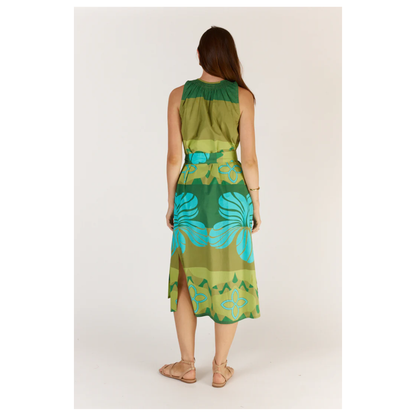 Itami - Pelota Sleeveless Dress | Green