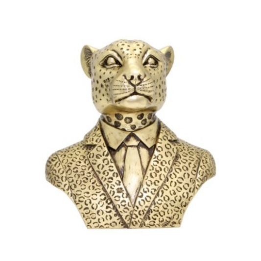 Giftware - Mr Leopard Bust | PICK-UP IN-STORE ONLY