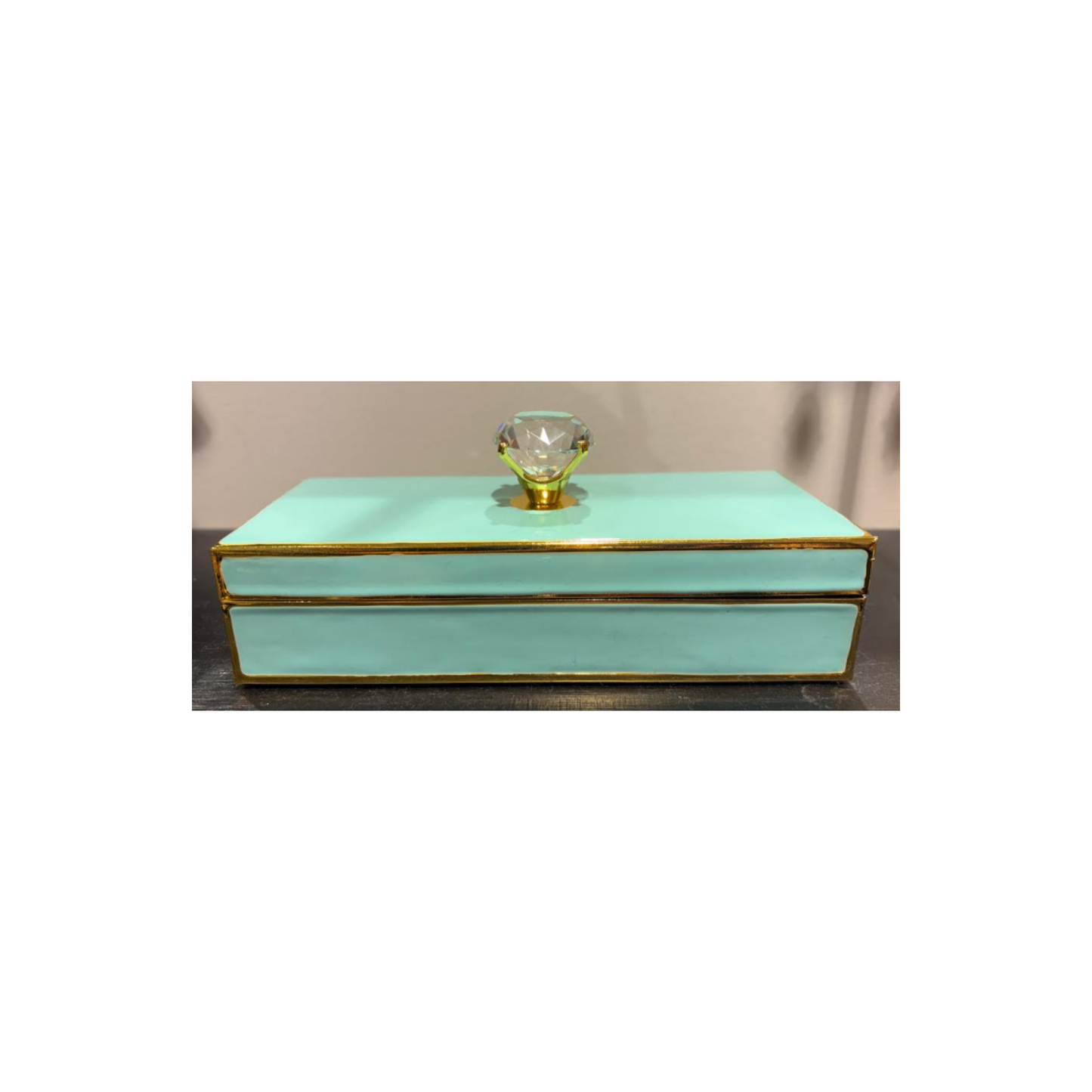 Diamond Trinket Box | Peppermint | PICK-UP IN-STORE ONLY