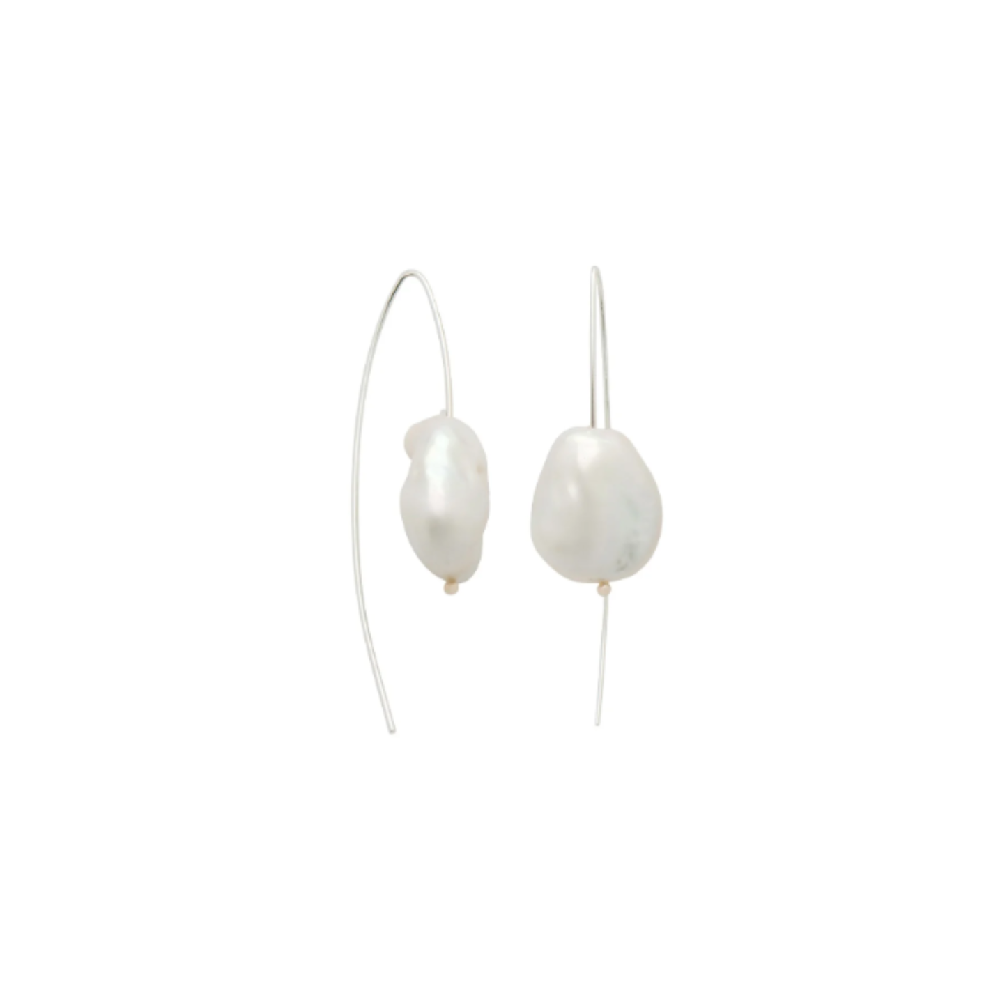 Jewellery - Jean Earrings | Baroque Pearl & Sterling Silver