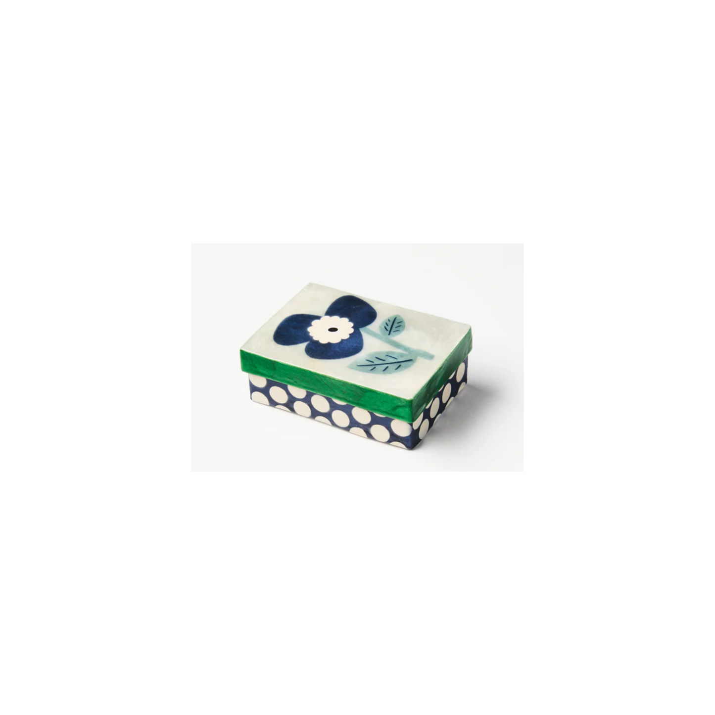 Paradis Blue Flower Trinket Box | PICK-UP INSTORE ONLY