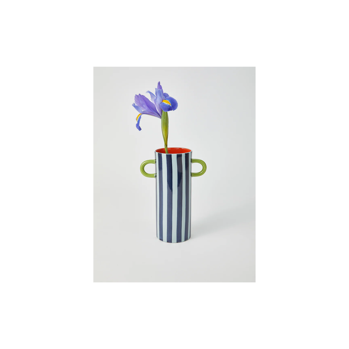 Griffe Blue Stripe Tall Vase | PICK-UP INSTORE ONLY