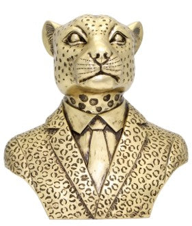 Giftware - Mr Leopard Bust/Statue | PICK-UP IN-STORE ONLY