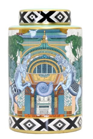 Giftware - Regency Round Jar | Green | PICK-UP IN-STORE ONLY
