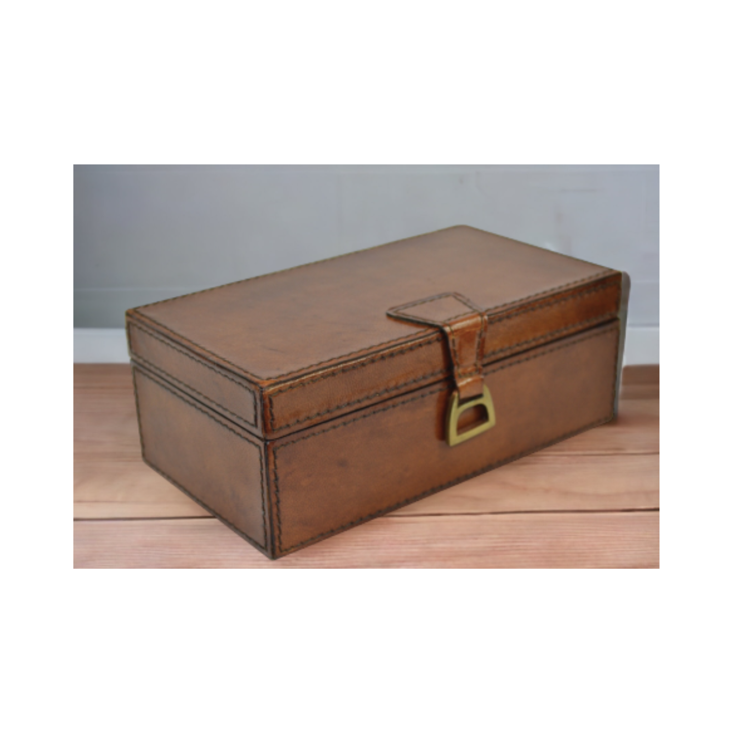 Nicolas Leather Stirrup Box | PICK-UP IN-STORE ONLY