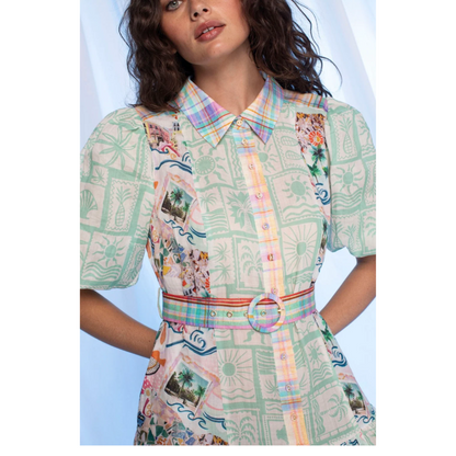 Kachel - Jean Maxi Dress