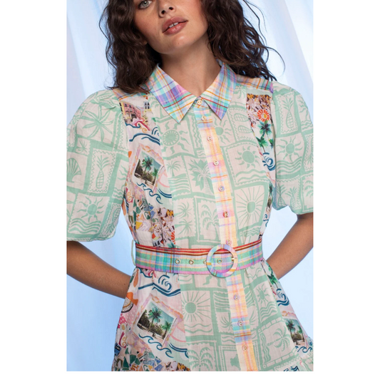 Kachel - Jean Maxi Dress