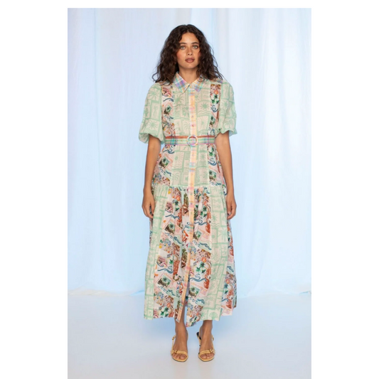 Kachel - Jean Maxi Dress