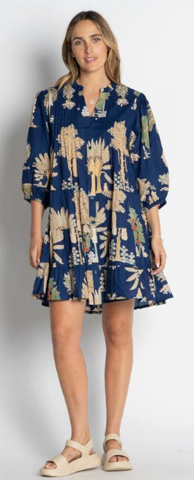 LulaLife - Amrita Midi Dress | Navy