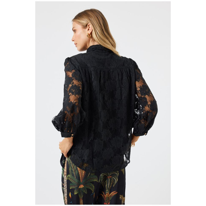 Chandler Lace Shirt | Black