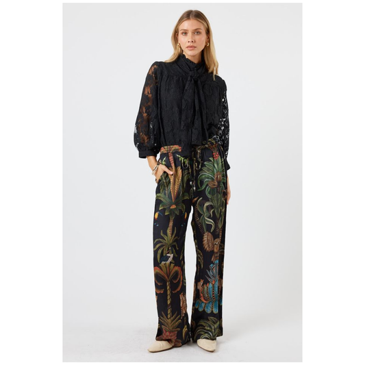 Chandler Lace Shirt | Black