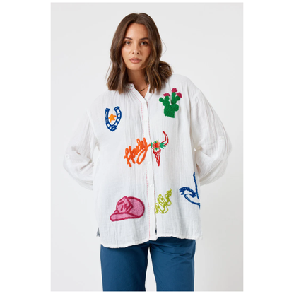 Howdy Shirt | White