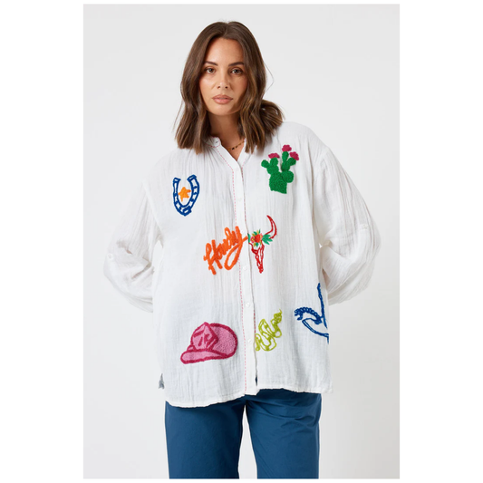 Howdy Shirt | White