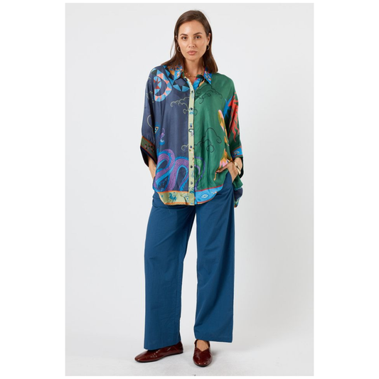 Kamloops Kaftan Top | Multi