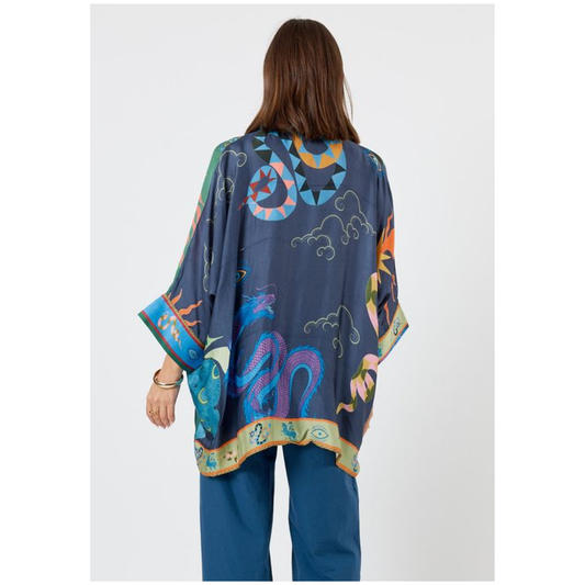 Kamloops Kaftan Top | Multi