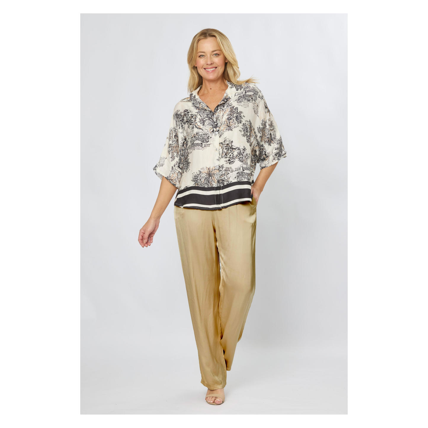 La Strada - Genoa Pant | Champagne