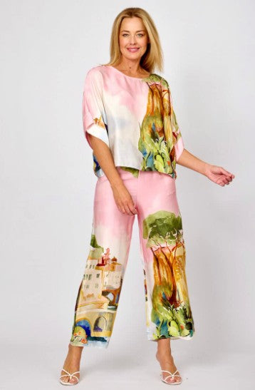 La Strada - Positano Print Top