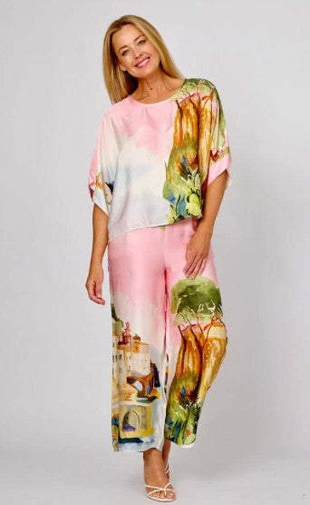 La Strada - Positano Print Top